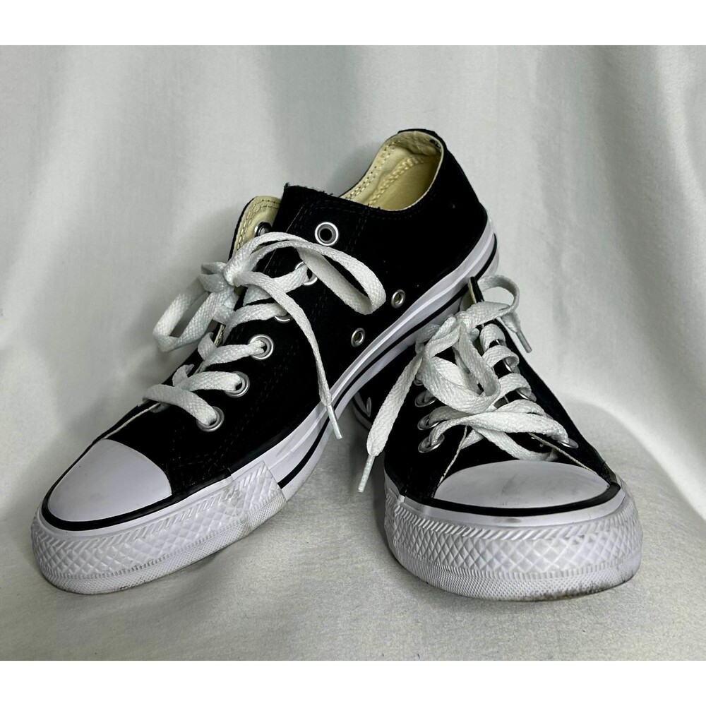 Black All Star Converse Womens Shoes Size 7